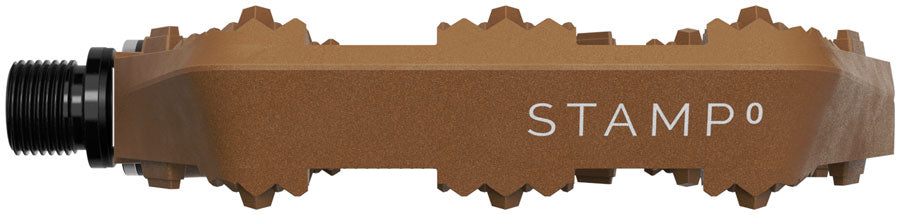 Crankbrothers Stamp 0 Pedals - Platform Aluminum 9/16" Brown Large