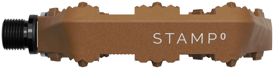 Crankbrothers Stamp 0 Pedals - Platform Aluminum 9/16" Brown Small