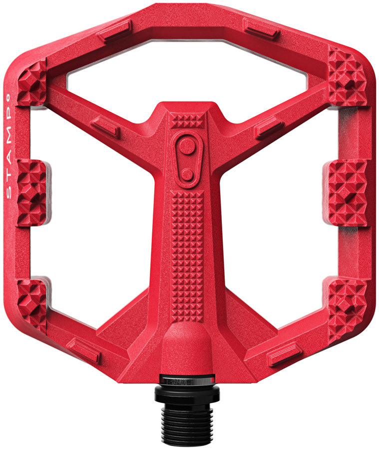Crankbrothers Stamp 0 Pedals - Platform Aluminum 9/16" Bright Red Small