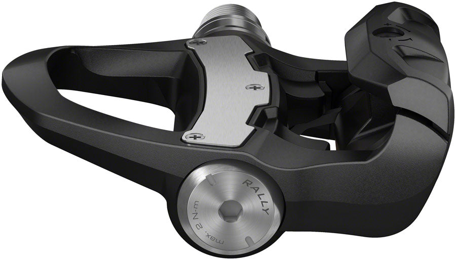 Garmin Rally RS100 Power Meter Pedals - Single Sided Clipless Composite 9/16" BLK Pair Single-Sensing Shimano SPD-SL