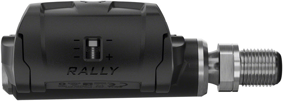 Garmin Rally RS100 Power Meter Pedals - Single Sided Clipless Composite 9/16" BLK Pair Single-Sensing Shimano SPD-SL