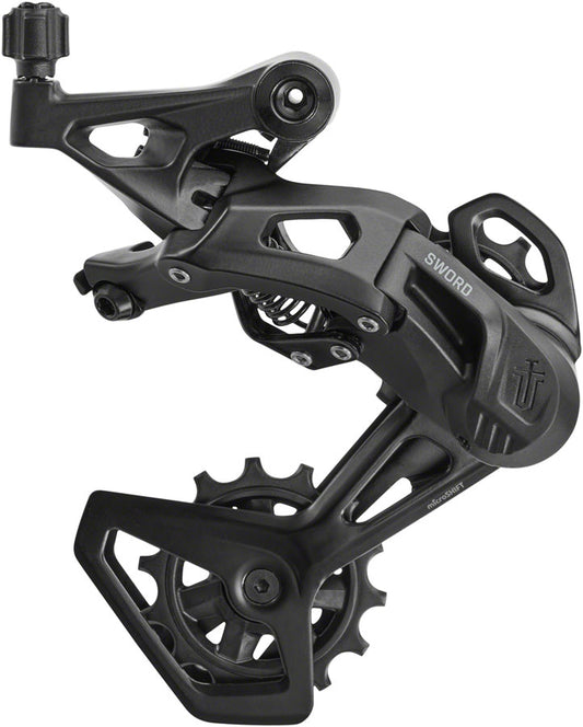 microSHIFT Sword BLK Rear Derailleur - 9-Speed Medium Cage Gray Compatible Sword BLK 1x BLK