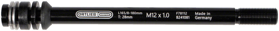 Ortlieb Thru Axle M6-Connector - 1mm Black