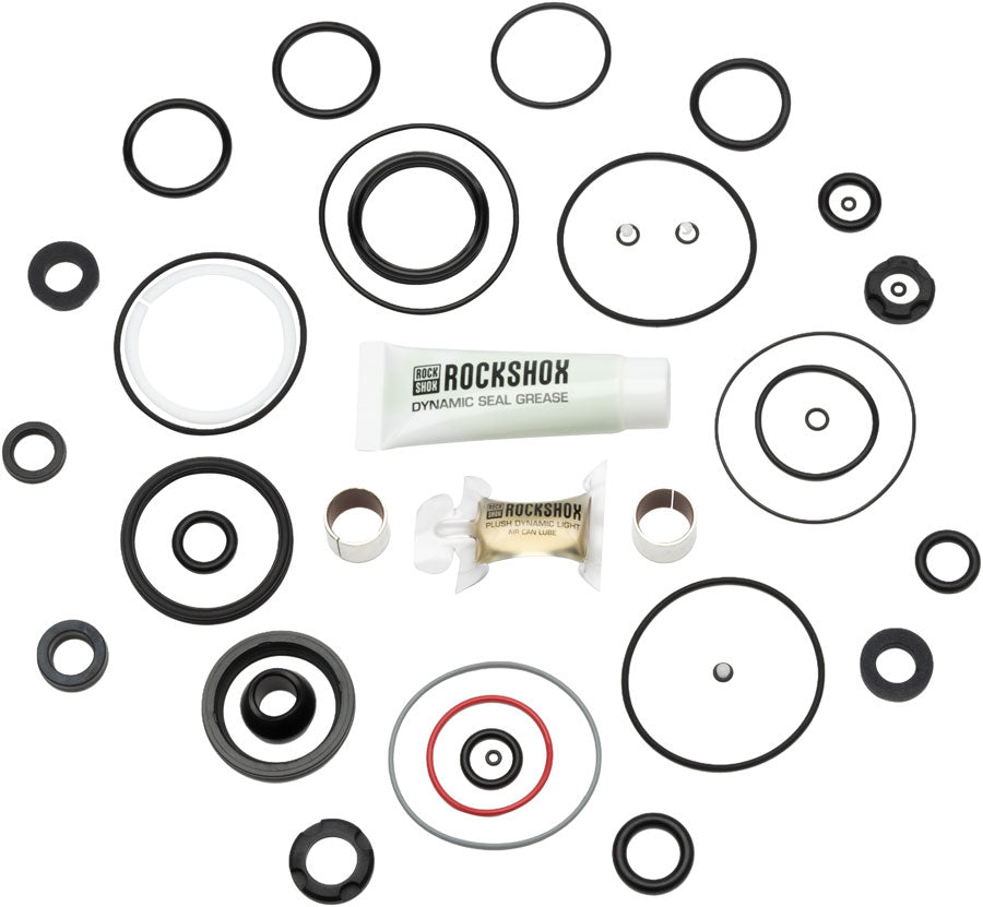 RockShox Rear Shock Service Kit - 200 Hour/1 Year  Nude/Bold 2022+ ThruShaft 2021-2024 Deluxe/Super Deluxe 2023+ Generation-C