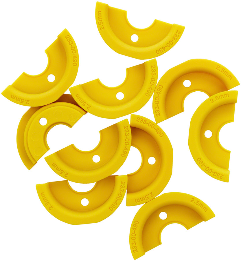 FOX Travel Spacers - 2021 Float X2 2.5mm Quantity 10 (5 Pair)