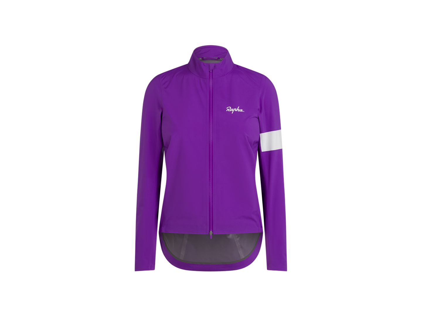 Jacket Rapha Core Rain Women Small Ultraviolet/White