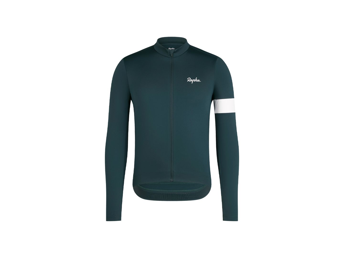 Jersey Rapha Core Thermal LS XX-Large Forest Green/White