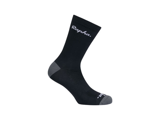 Sock Rapha Logo Medium Black/Grey