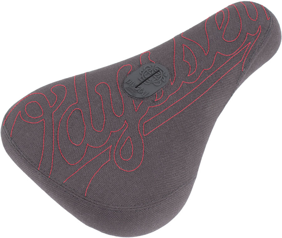 Odyssey Big Stitch BMX Seat - Pivotal Black/Red Fat
