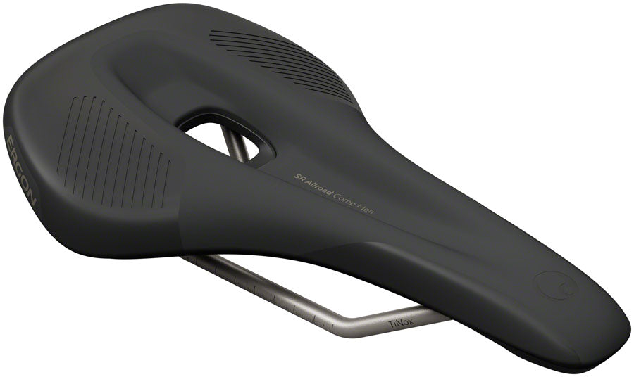 Ergon SR Allroad Comp Saddle - TiNox SL Black Mens Small/Medium