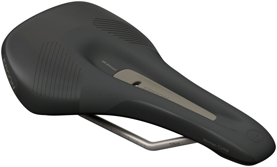 Ergon SR Allroad Comp Saddle - TiNox XP Black Womens Medium/Large