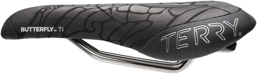 Terry Butterfly Ti Saddle - Titanium Black Womens