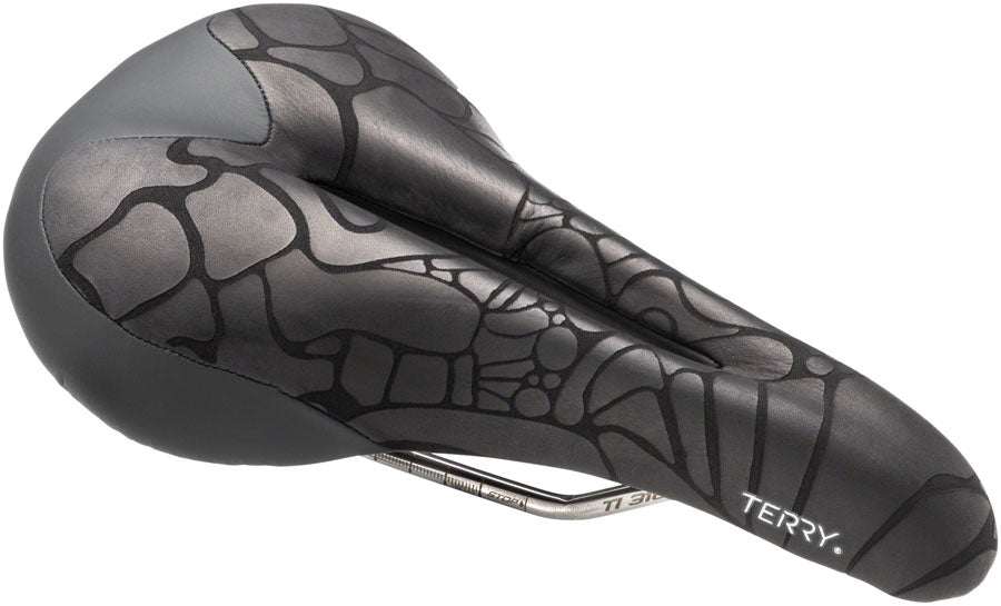 Terry Butterfly Ti Saddle - Titanium Black Womens