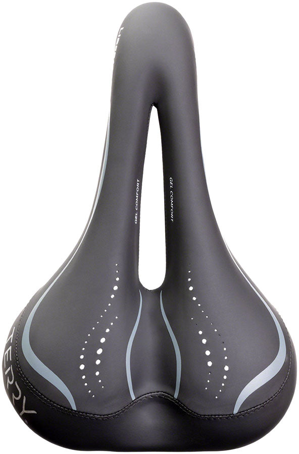 Terry Liberator X Gel Saddle - Steel Black Womens Italia