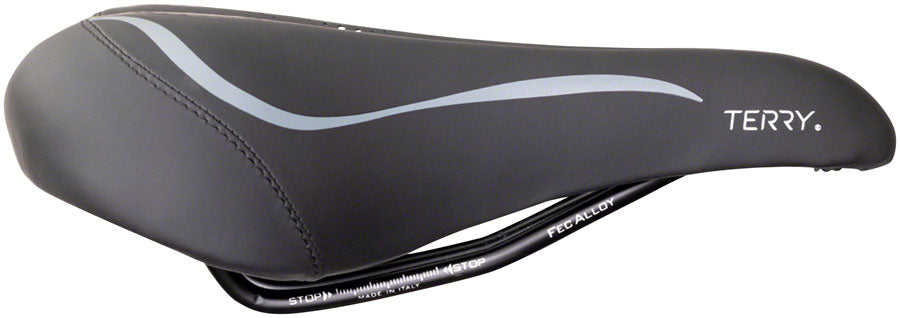 Terry Liberator X Gel Saddle - Steel Black Womens Italia
