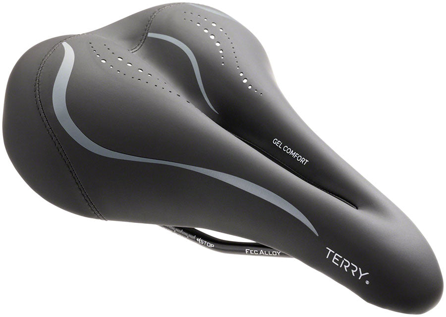 Terry Liberator X Gel Saddle - Steel Black Womens Italia