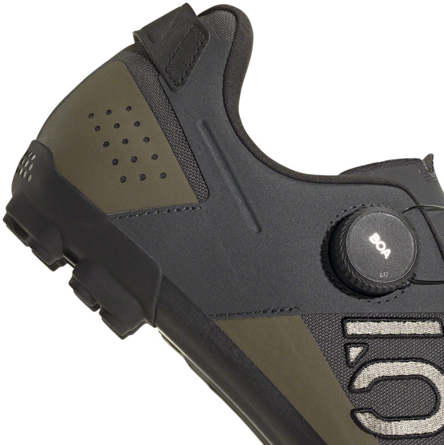 Five Ten Kestrel BOA Mountain Clipless Shoes - Mens Gray Six/Silver Pebble/Olive Strata 14