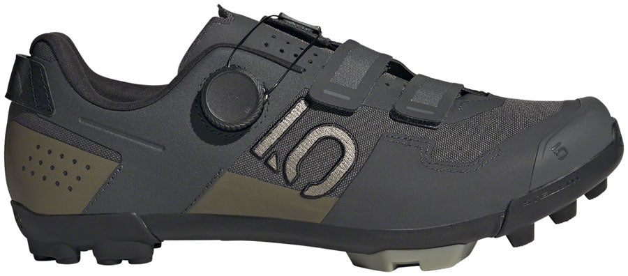 Five Ten Kestrel BOA Mountain Clipless Shoes - Mens Gray Six/Silver Pebble/Olive Strata 11.5