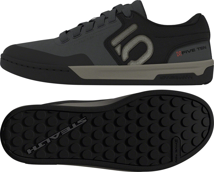 Five Ten Freerider Pro Canvas Flat Shoes - Mens Gray Six/Silver Pebble/Core BLK 10.5