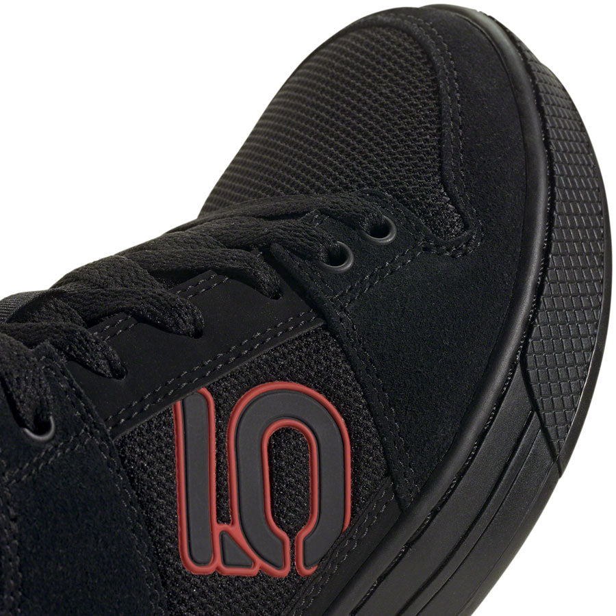 Five Ten Freerider Flat Shoes - Mens Core Black/Red/Gray Five 6