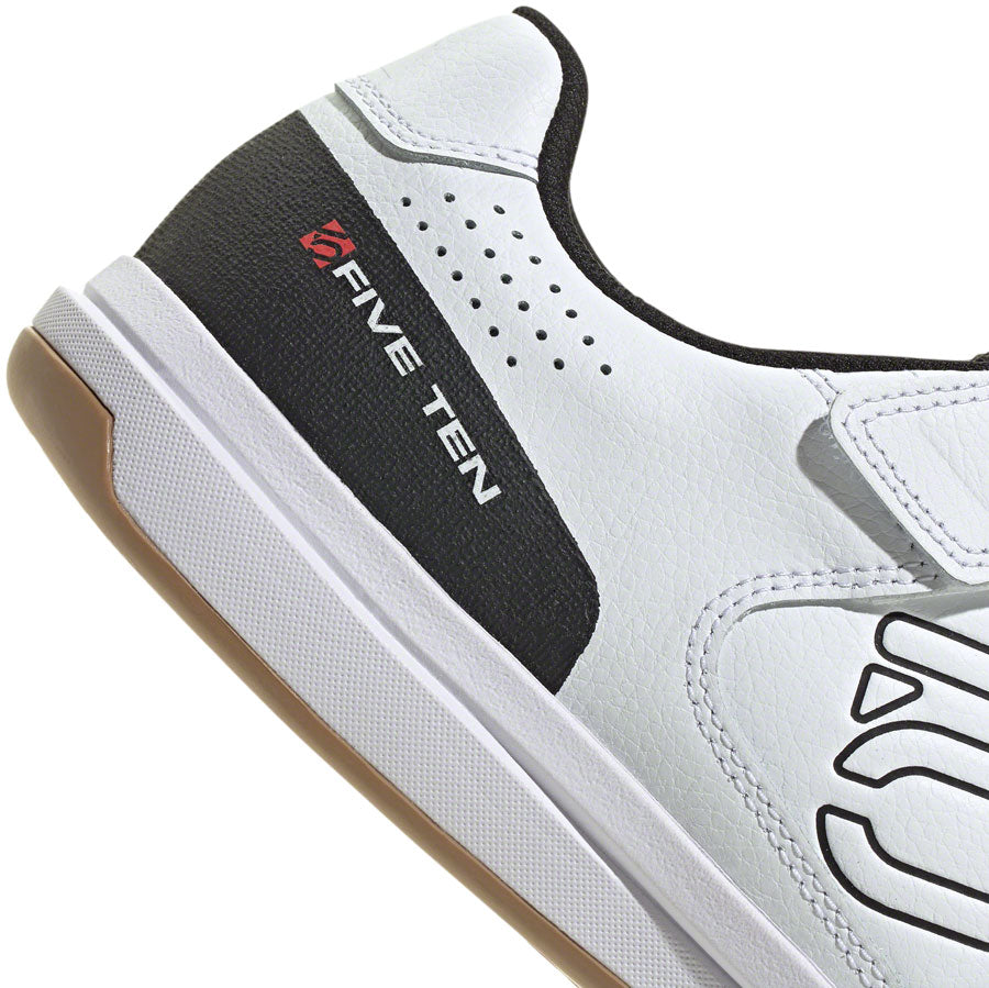 Five Ten Hellcat Mountain Clipless Shoes - Mens FTWR White/Core BLK/Red 4.5