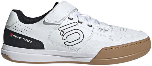 Five Ten Hellcat Mountain Clipless Shoes - Mens FTWR White/Core BLK/Red 11