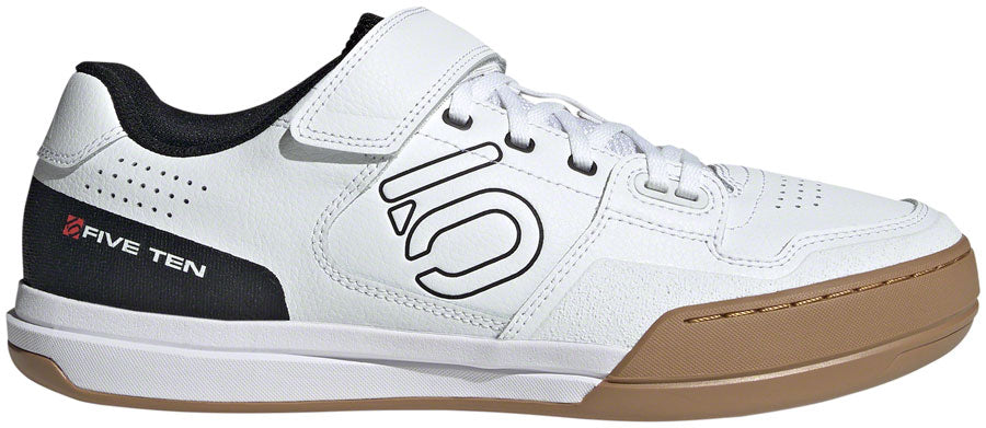 Five Ten Hellcat Mountain Clipless Shoes - Mens FTWR White/Core Black/Red 5