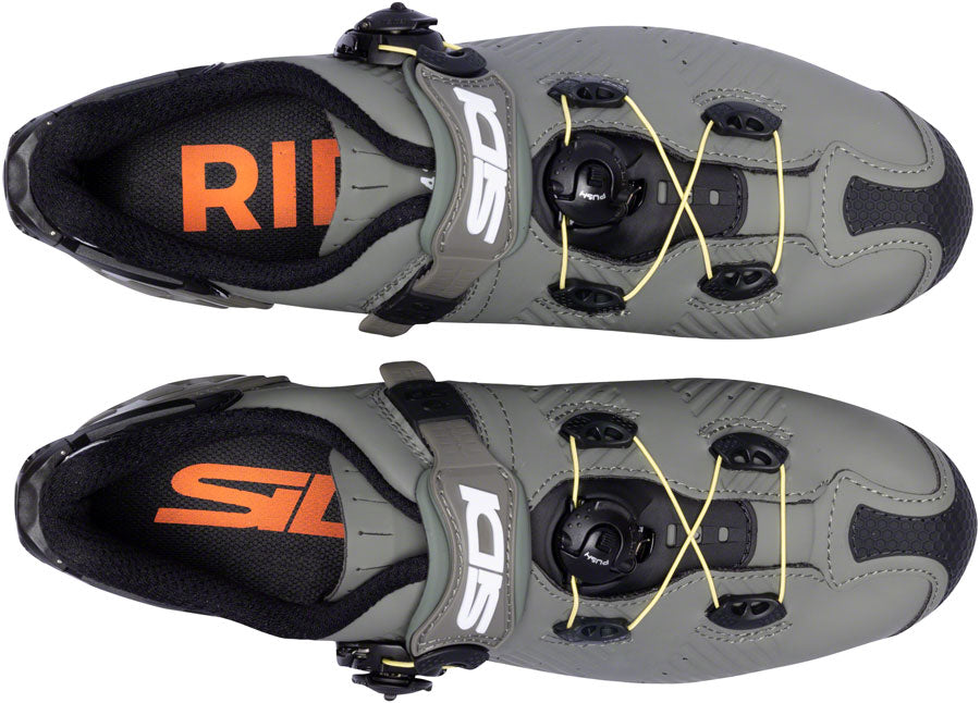 Sidi Drako 2S SRS Mountain Clipless Shoes - Mens Military Yellow 41.5