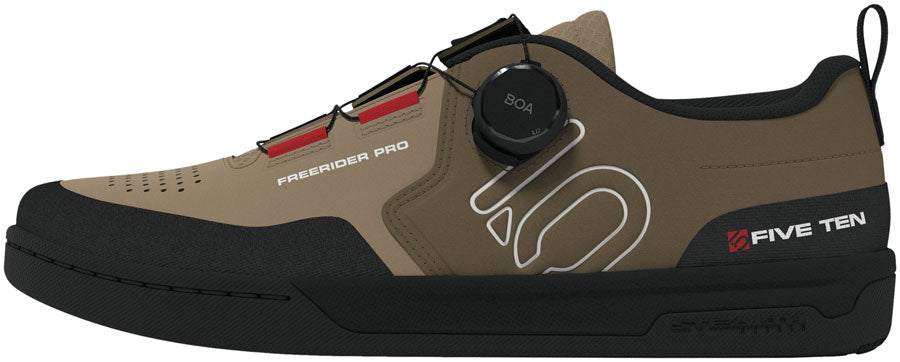 Five Ten Freerider Pro Boa Flat Shoes - Mens Cardboard/Off White/Core BLK 7.5