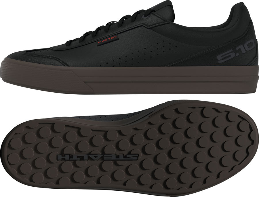 Five Ten Sleuth DLX2 Flat Shoes - Mens Core Black/Carbon/Gum 5 7