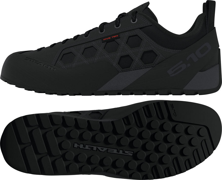 Five Ten Guide Tennie Flat Shoes - Mens Core Black/Carbon/Core Black 13
