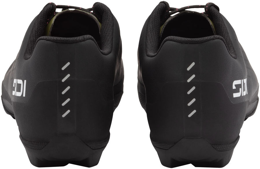 Sidi Asper Laces Gravel Shoes - Mens Black/Olive Green 44.5