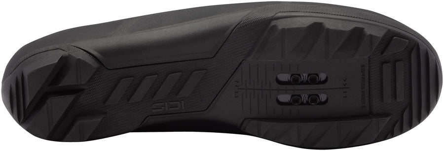 Sidi Asper Laces Gravel Shoes - Mens Black/Olive Green 44.5