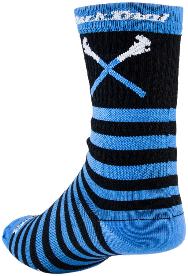 Park Tool SOX-6 Cycling Socks - Black/Blue  Small/Medium
