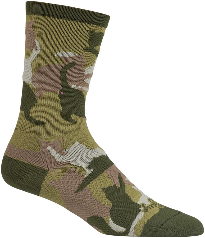 SockGuy Crew Catmo Socks - 5" Green Large/X-Large