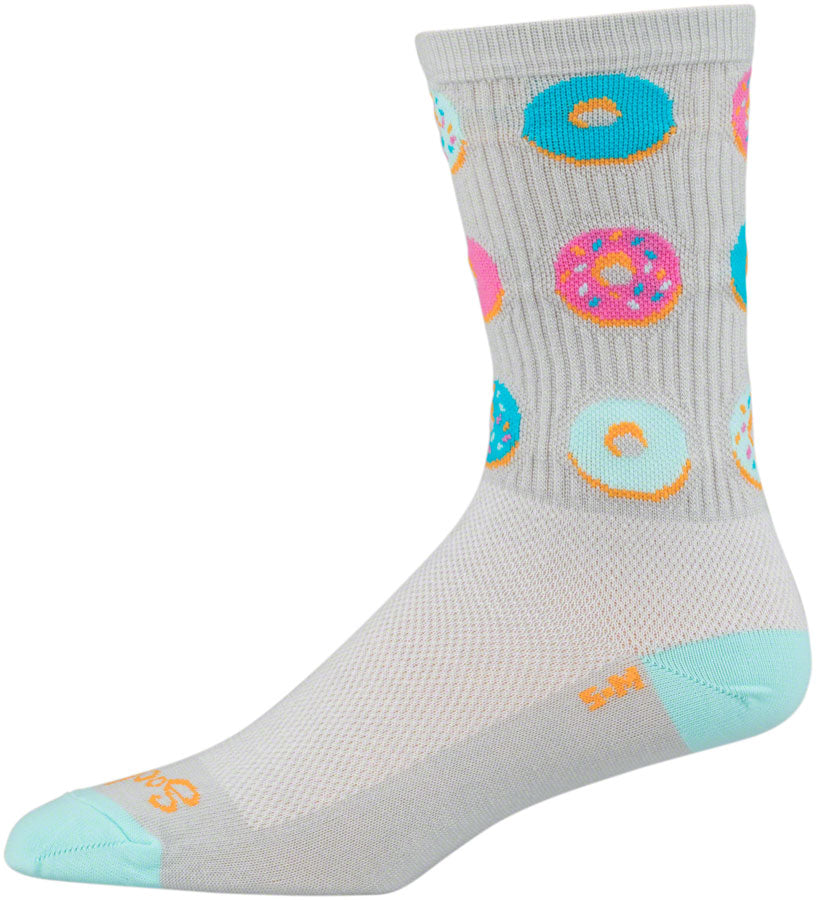 SockGuy Crew Glazed Socks - 5" Gray Large/X-Large