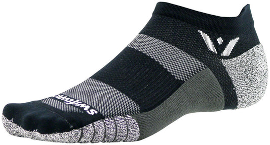 Swiftwick Flite XT No Show Socks - No Show Black X-Large