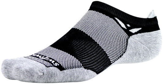 Swiftwick Maxus No Show Socks - No Show Black X-Large