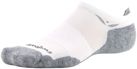 Swiftwick Maxus No Show Socks - No Show White Large