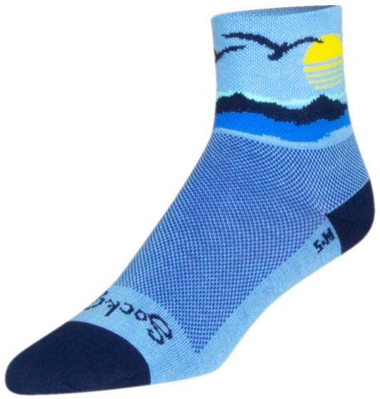 SockGuy Classic Migration Socks - 3" Blue Small/Medium