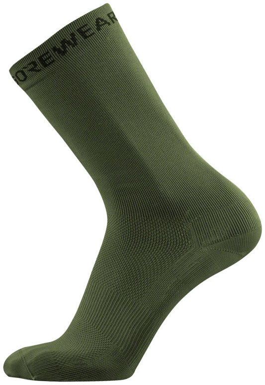 Gorewear Essential Socks - Green Mens 6-7.5