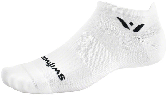 Swiftwick Aspire No Show Socks - White X-Large