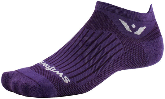Swiftwick Aspire Zero Tab Socks - Raisin Large