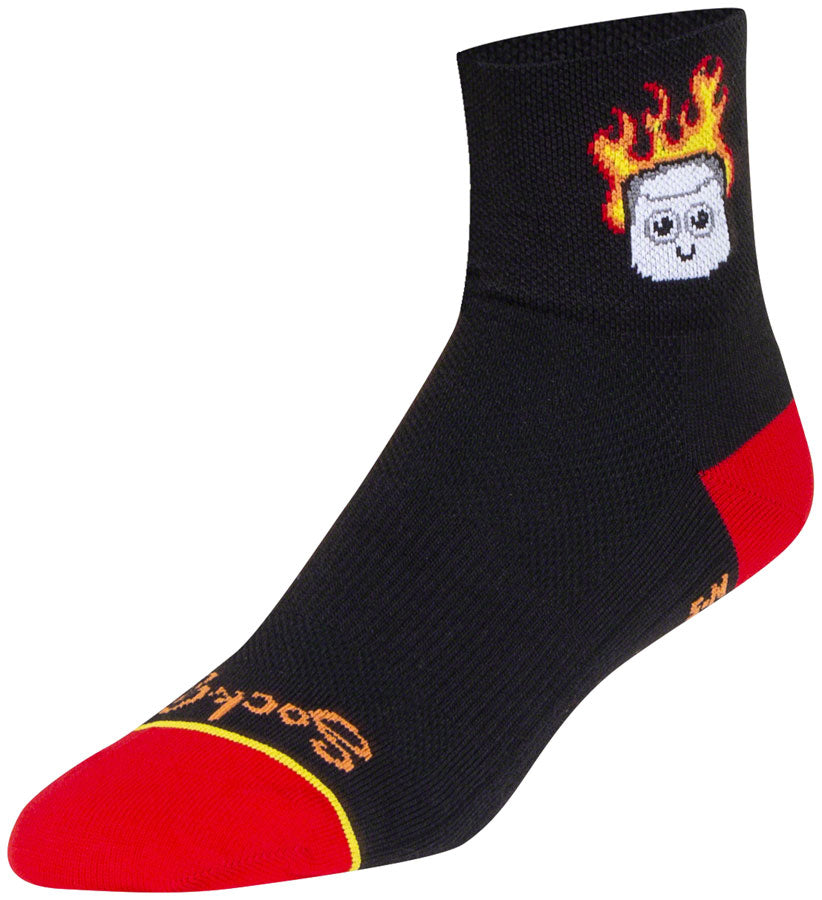 SockGuy Classic Burnt Out Socks - 3" Large/X-Large