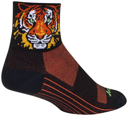SockGuy Classic Easy Tiger Socks - 3" Small/Medium