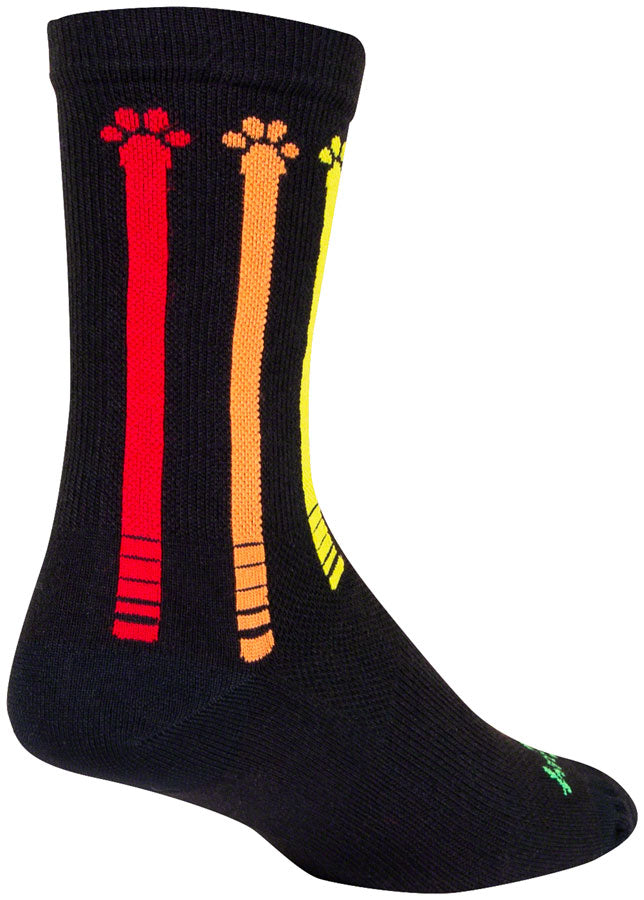 SockGuy Pawsitive Crew Socks - 6" Small/Medium