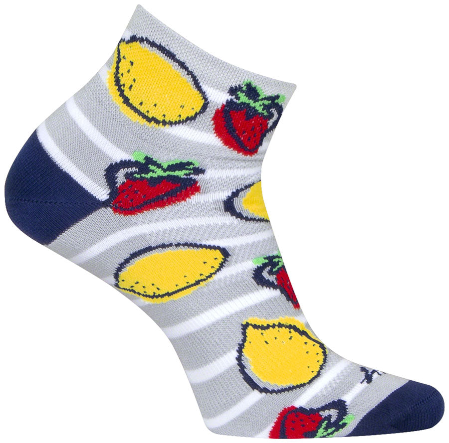 SockGuy Classic Low Lemonade Socks - 2" Womens Small/Medium