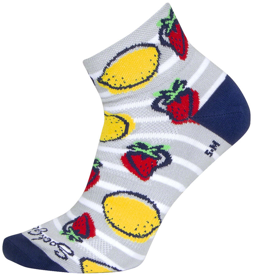 SockGuy Classic Low Lemonade Socks - 2" Womens Small/Medium