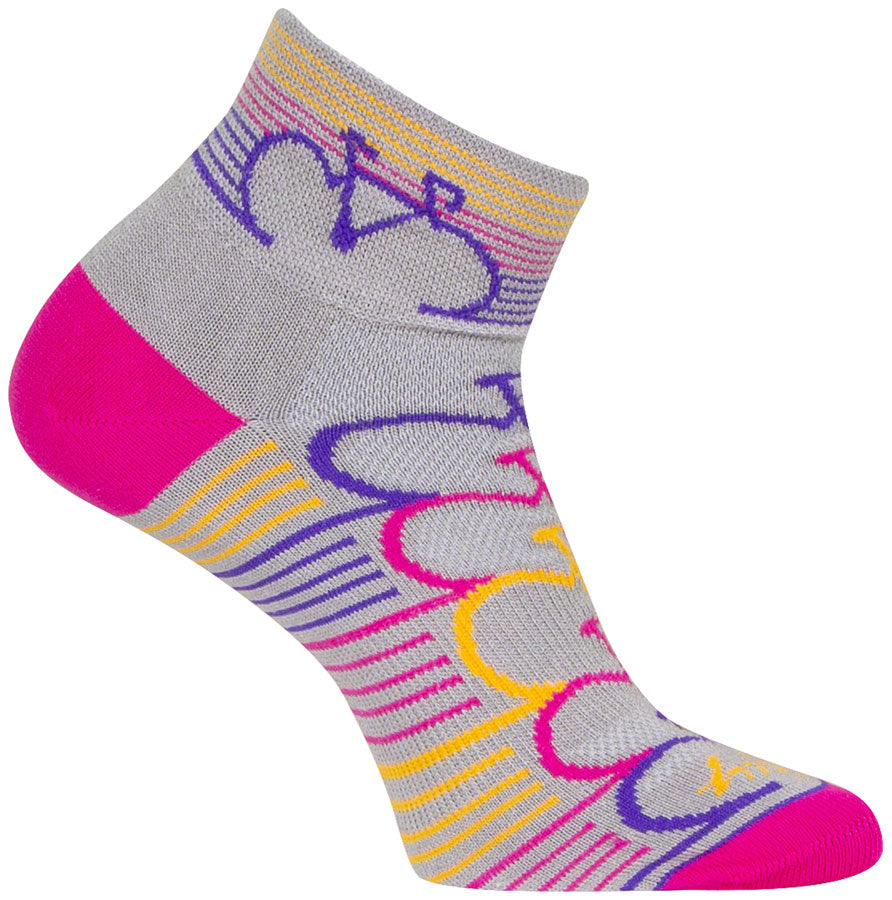 SockGuy Classic Low Streamline Socks - 2" Womens Small/Medium