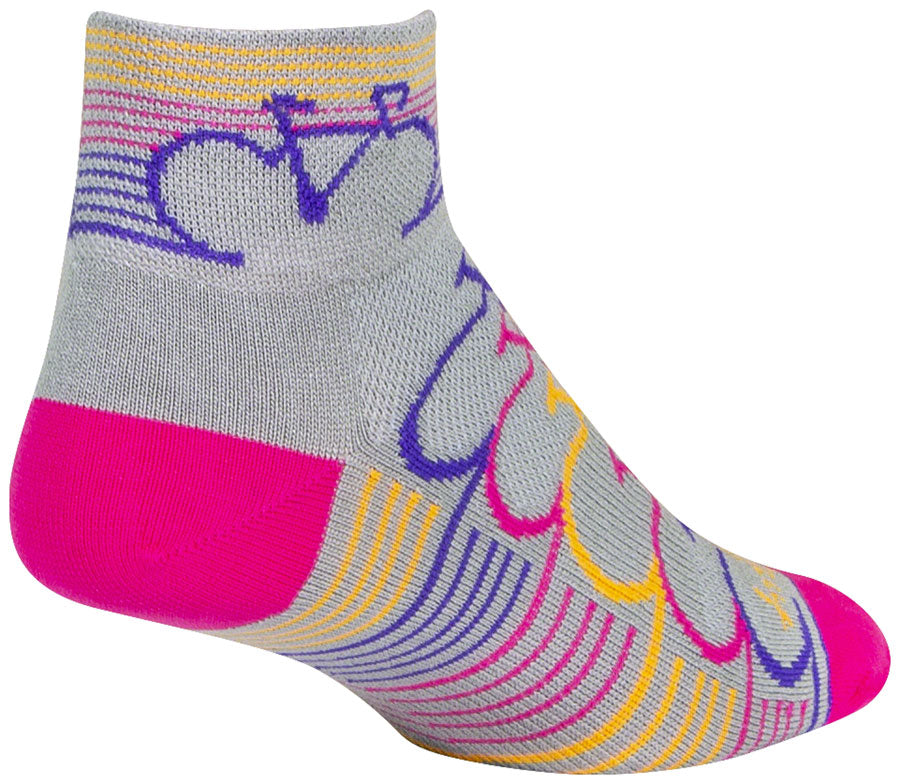 SockGuy Classic Low Streamline Socks - 2" Womens Small/Medium